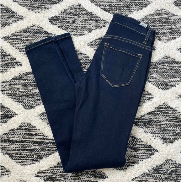 KanCan Style KC7092 Mid Rise Skinny Jeans Size 1/24 Dark Denim Casual - Picture 2 of 6